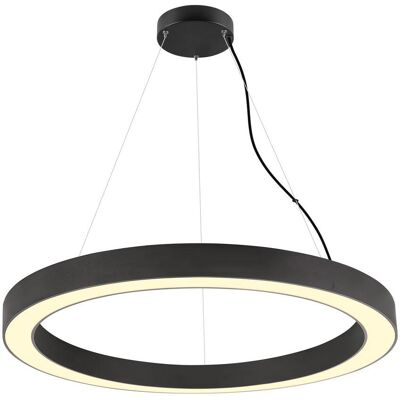 SLV MEDO RING 90cm Suspension - 3000/4000K, 5300lm, 42W, DALI, noir - Publicité SLV MEDO RING 90cm Suspension - 3000/4000K, 5300lm, 42W, DALI, noir - Publicité