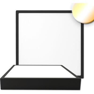 ISOLED 30W Lampe Plafond LED Noire - Dimmable, 2700-4000K - Publicité ISOLED 30W Lampe Plafond LED Noire - Dimmable, 2700-4000K - Publicité