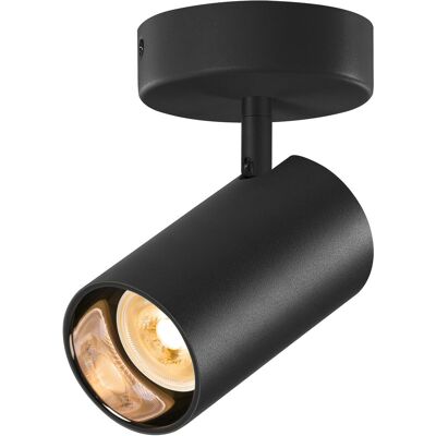 SLV ASTO TUBE, spot, cylindrique, max. 1x 10 W, noir - Lampes murales et de plafond - Publicité SLV ASTO TUBE, spot, cylindrique, max. 1x 10 W, noir - Lampes murales et de plafond - Publicité