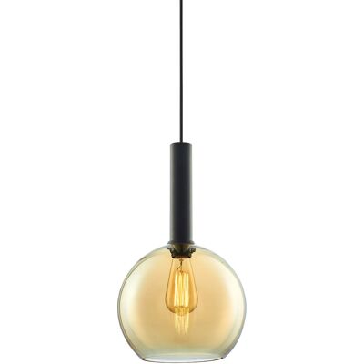 Suspension en Verre Ambré ISOLED - 25cm, 50-300cm, E27 - Publicité Suspension en Verre Ambré ISOLED - 25cm, 50-300cm, E27 - Publicité