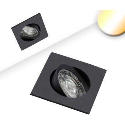 Luminaire LED ISOLED Sunset Slim68 - Noir - Dimmable - 9W - 1800-2800K - Encastré - Publicité Luminaire LED ISOLED Sunset Slim68 - Noir - Dimmable - 9W - 1800-2800K - Encastré - Publicité