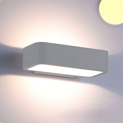 IsoLED Applique LED 1x7W CREE IP54 Argent Blanc Chaud - Applique Murale et de Plafond - Publicité IsoLED Applique LED 1x7W CREE IP54 Argent Blanc Chaud - Applique Murale et de Plafond - Publicité