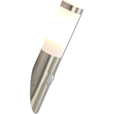 ISOLED Applique en acier inoxydable PIR IP44 - E27 - Blanc Chaud - Type de Produit - Publicité ISOLED Applique en acier inoxydable PIR IP44 - E27 - Blanc Chaud - Type de Produit - Publicité
