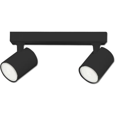 Lumière Murale et Plafonnier ISOLED - Ajustable GU10, Noir Mat - IP20 - Publicité Lumière Murale et Plafonnier ISOLED - Ajustable GU10, Noir Mat - IP20 - Publicité