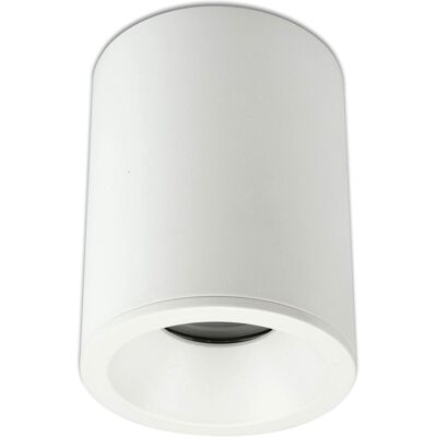 Plafonnier Rond ISOLED - GU10 - IP65 - Blanc Mat - Publicité Plafonnier Rond ISOLED - GU10 - IP65 - Blanc Mat - Publicité