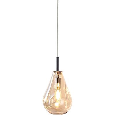 Suspension en Verre Ambré ISOLED - Réglable 300cm - Lampe Pendante - Publicité Suspension en Verre Ambré ISOLED - Réglable 300cm - Lampe Pendante - Publicité