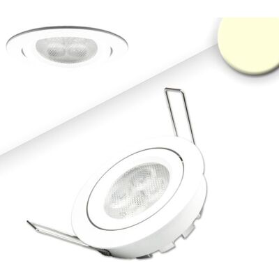 IsoLED Rond Blanc 8W Dimmable Plafond/Mur LED Downlight - LED Downlight - Publicité IsoLED Rond Blanc 8W Dimmable Plafond/Mur LED Downlight - LED Downlight - Publicité