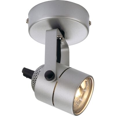 SLV SPOT 79, applique et plafonnier intérieur, gris argent, GU10/QPAR51, 50W max - Lampes murales et de plafond - Publicité SLV SPOT 79, applique et plafonnier intérieur, gris argent, GU10/QPAR51, 50W max - Lampes murales et de plafond - Publicité