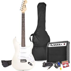 Max GigKit Electric Guitar Pack White - Guitares