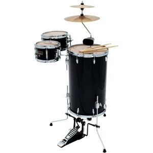 DIMAVERY CDS Cocktail Drum set, noir - Batteries