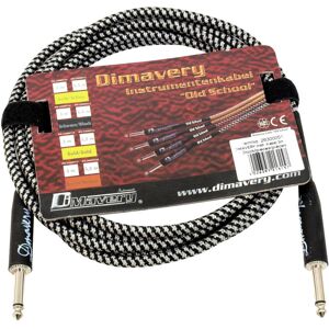 DIMAVERY Câble d'instrumentation, 3m, bk/sil - Accessoires divers