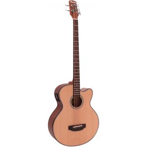 DIMAVERY AB-455 Basse acoustique, 5 cordes, nature - Basses