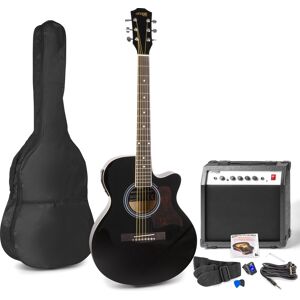 Max ShowKit Electric Acoustic Guitar Pack Black - Guitares