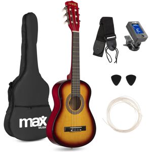 Pack guitare classique Max SoloArt Junior 1/4 Sunburst - Guitares acoustiques - Publicité Pack guitare classique Max SoloArt Junior 1/4 Sunburst - Guitares acoustiques - Publicité