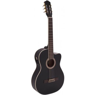 DIMAVERY CN-600E Guitare classique, schwarz -B-Stock- - Soldes% Divers - Publicité DIMAVERY CN-600E Guitare classique, schwarz -B-Stock- - Soldes% Divers - Publicité