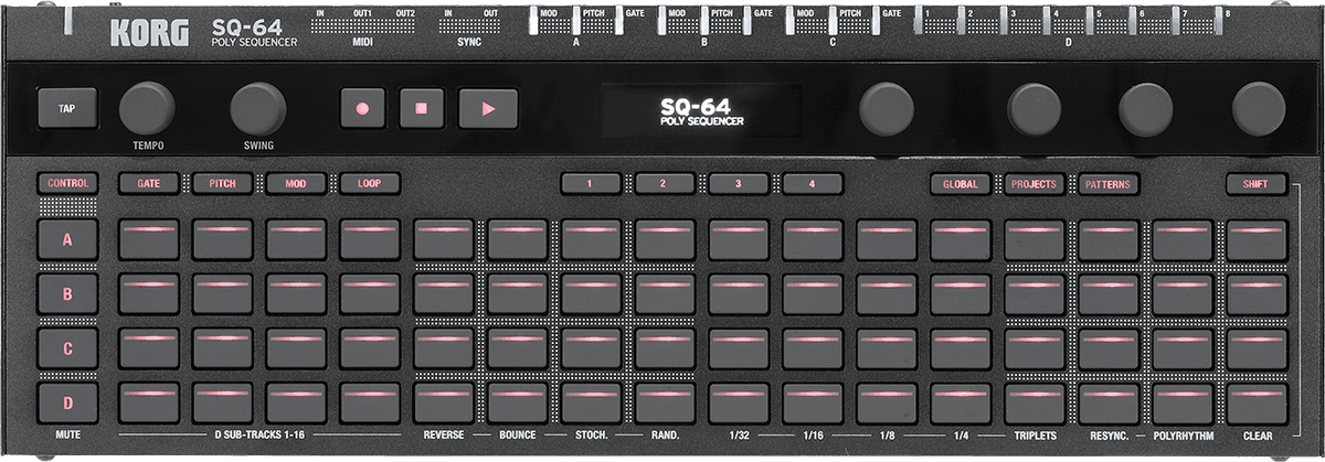 Notice d'utilisation, manuel d'utilisation et mode d'emploi Korg SQ-64   