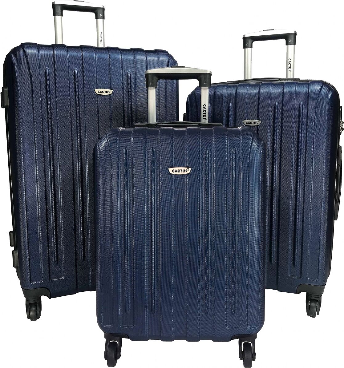 Cactus Lot 3 Valises Rigides dont 1 Valise Cabine Cactus ABS - Marine Cactus Lot 3 Valises Rigides dont 1 Valise Cabine Cactus ABS - Marine