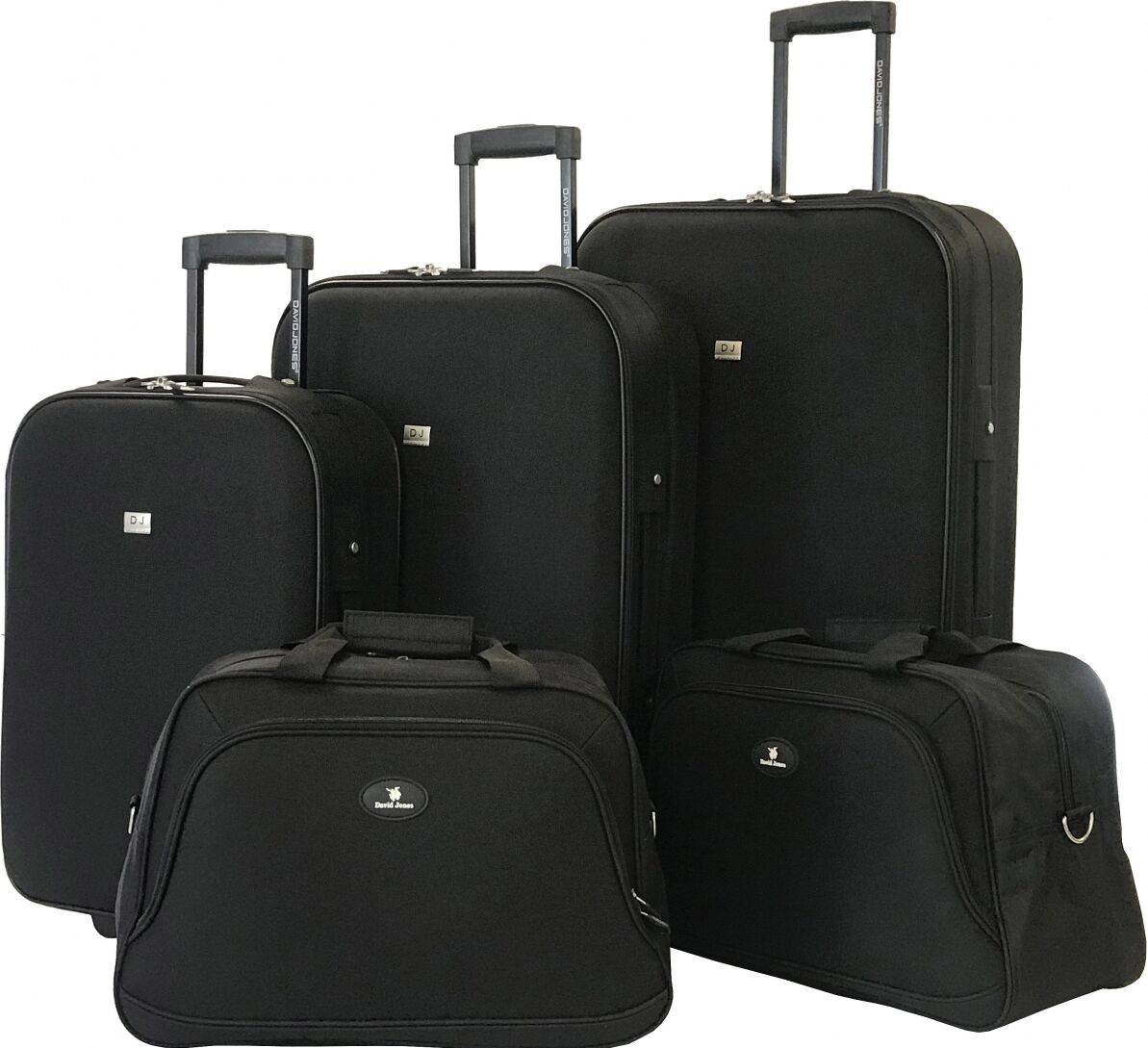 David Jones Lot de Valises Souples David Jones - NOIR David Jones Lot de Valises Souples David Jones - NOIR