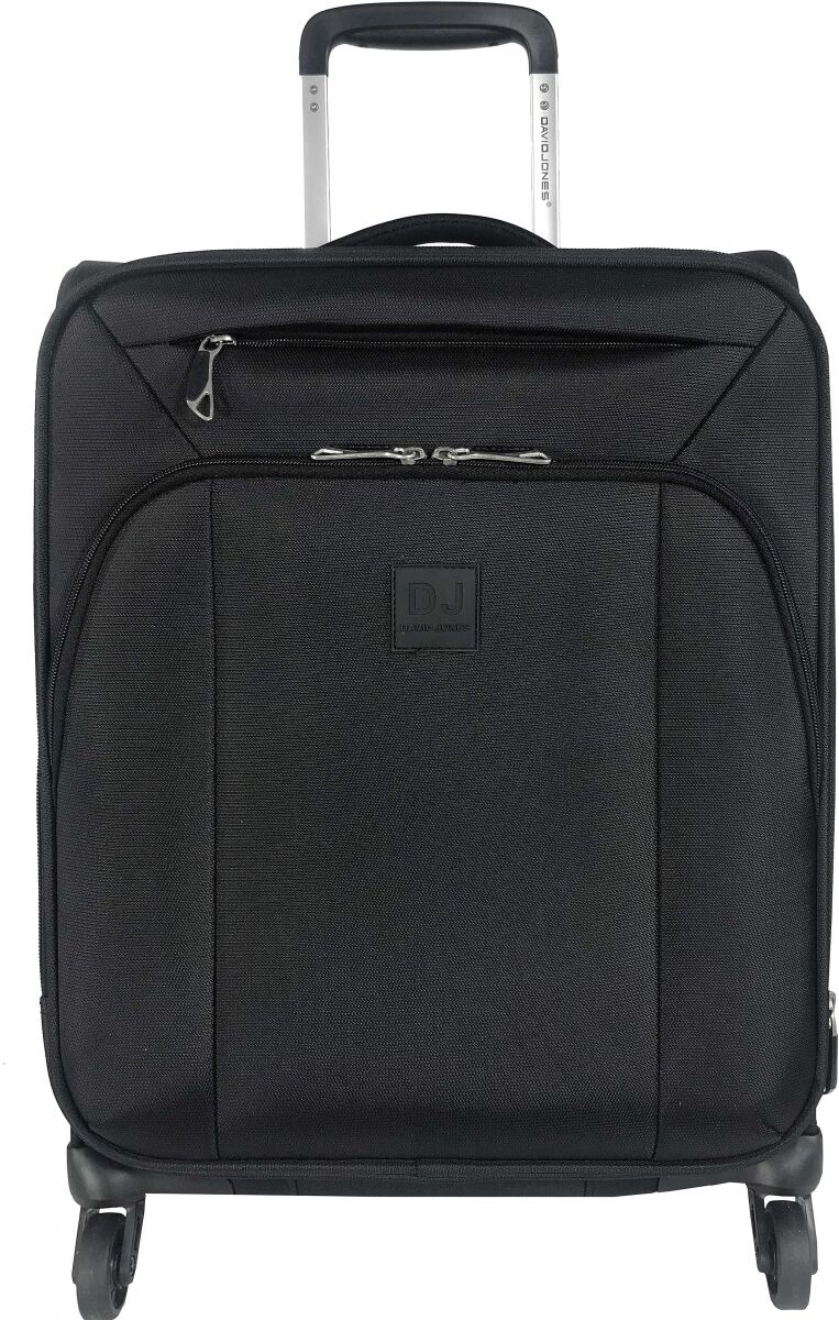 David Jones Valise Cabine Souple Extensible David Jones 53 cm TSA - NOIR David Jones Valise Cabine Souple Extensible David Jones 53 cm TSA - NOIR