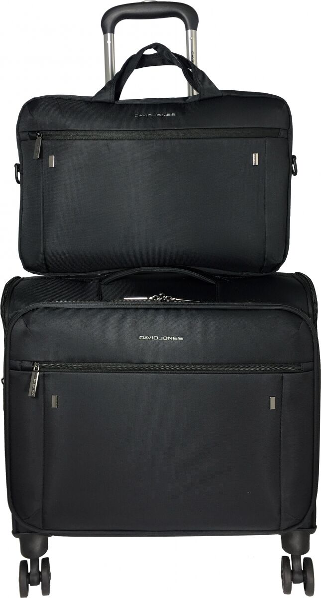 David Jones Pilot Case Porte-Ordinateur Duo David Jones - NOIR David Jones Pilot Case Porte-Ordinateur Duo David Jones - NOIR