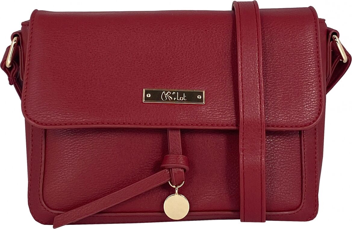 Krlot Sac Bandoulière Krlot - ROUGE FONCÉ Krlot Sac Bandoulière Krlot - ROUGE FONCÉ