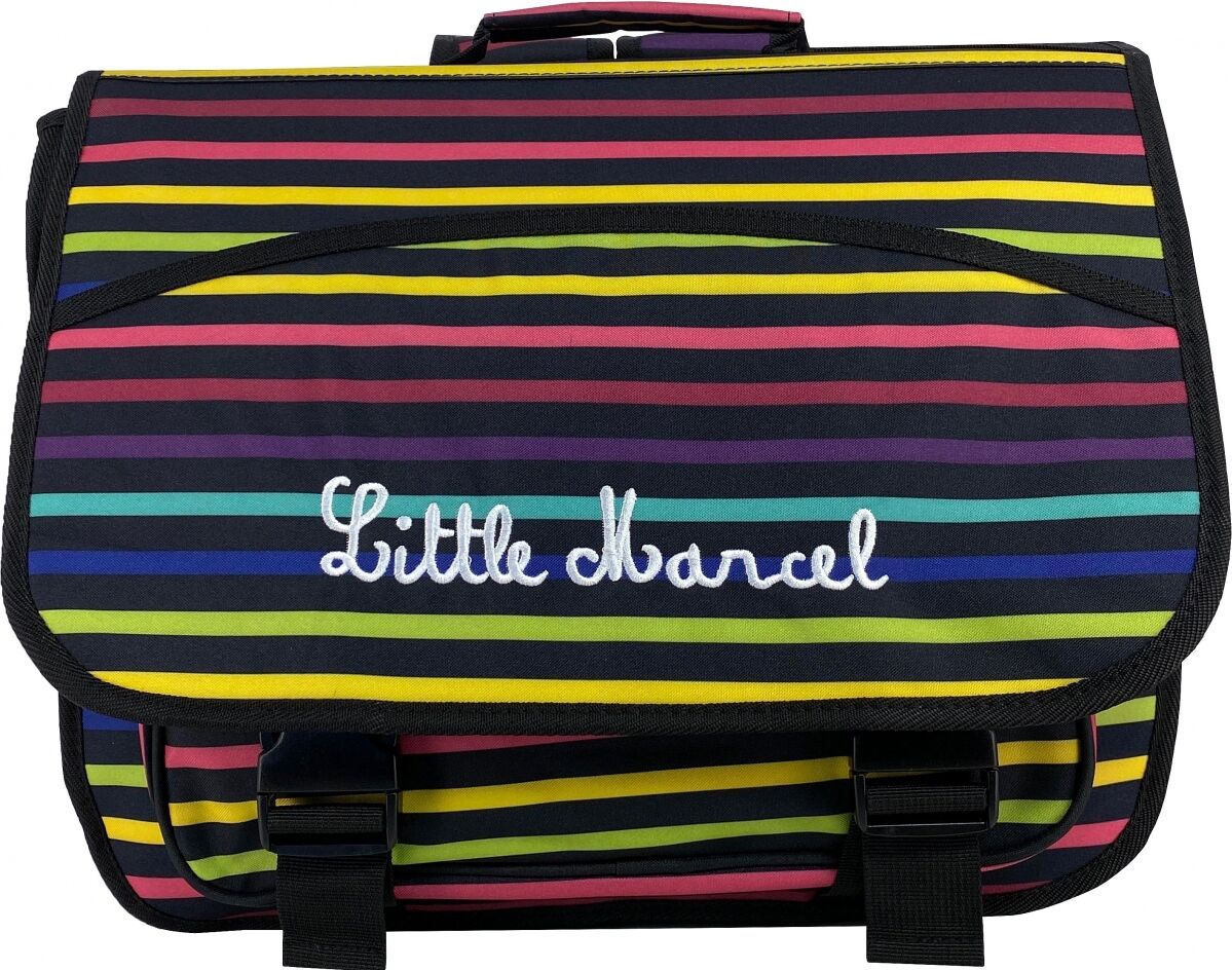 Little Marcel Cartable Scolaire Little Marcel - RAYÉ Little Marcel Cartable Scolaire Little Marcel - RAYÉ