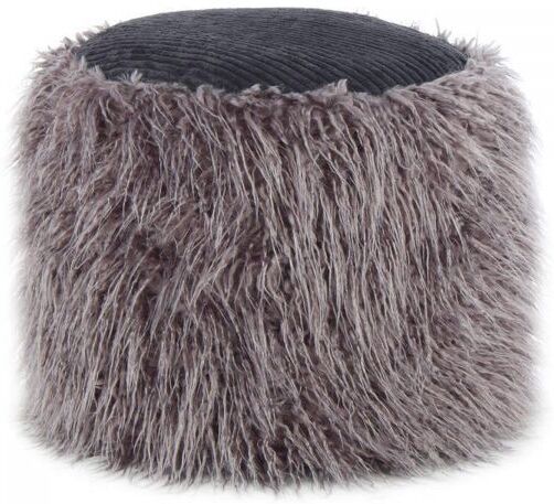 BOBOCHIC Pouf ODI Gris foncé / noir