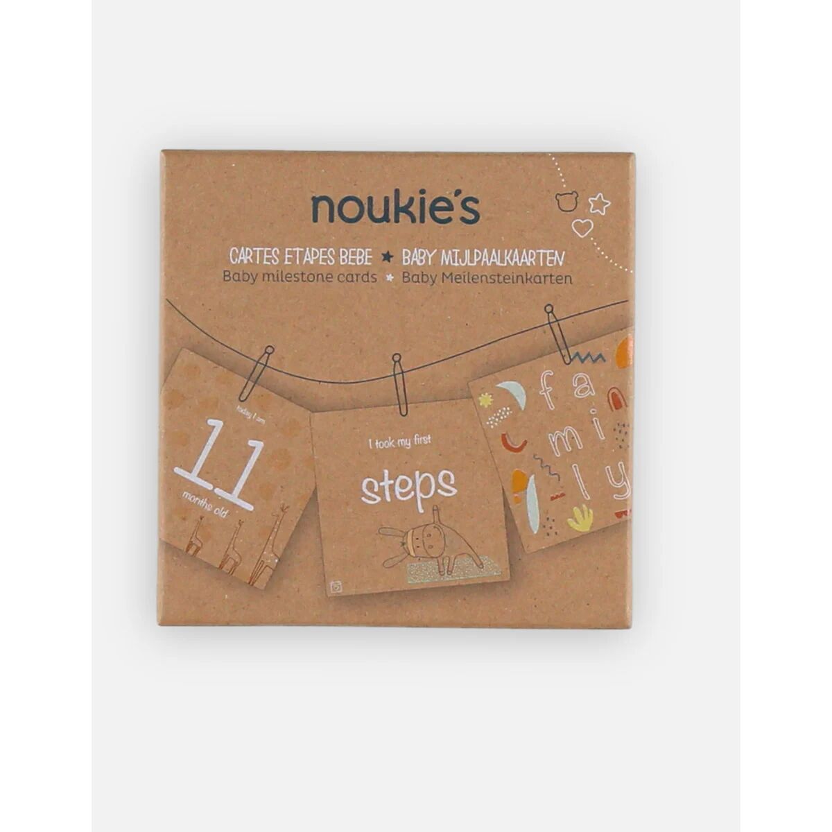 Noukie's Cartes photos souvenirs bébé Mix and Match MULTICOLORE Noukie's