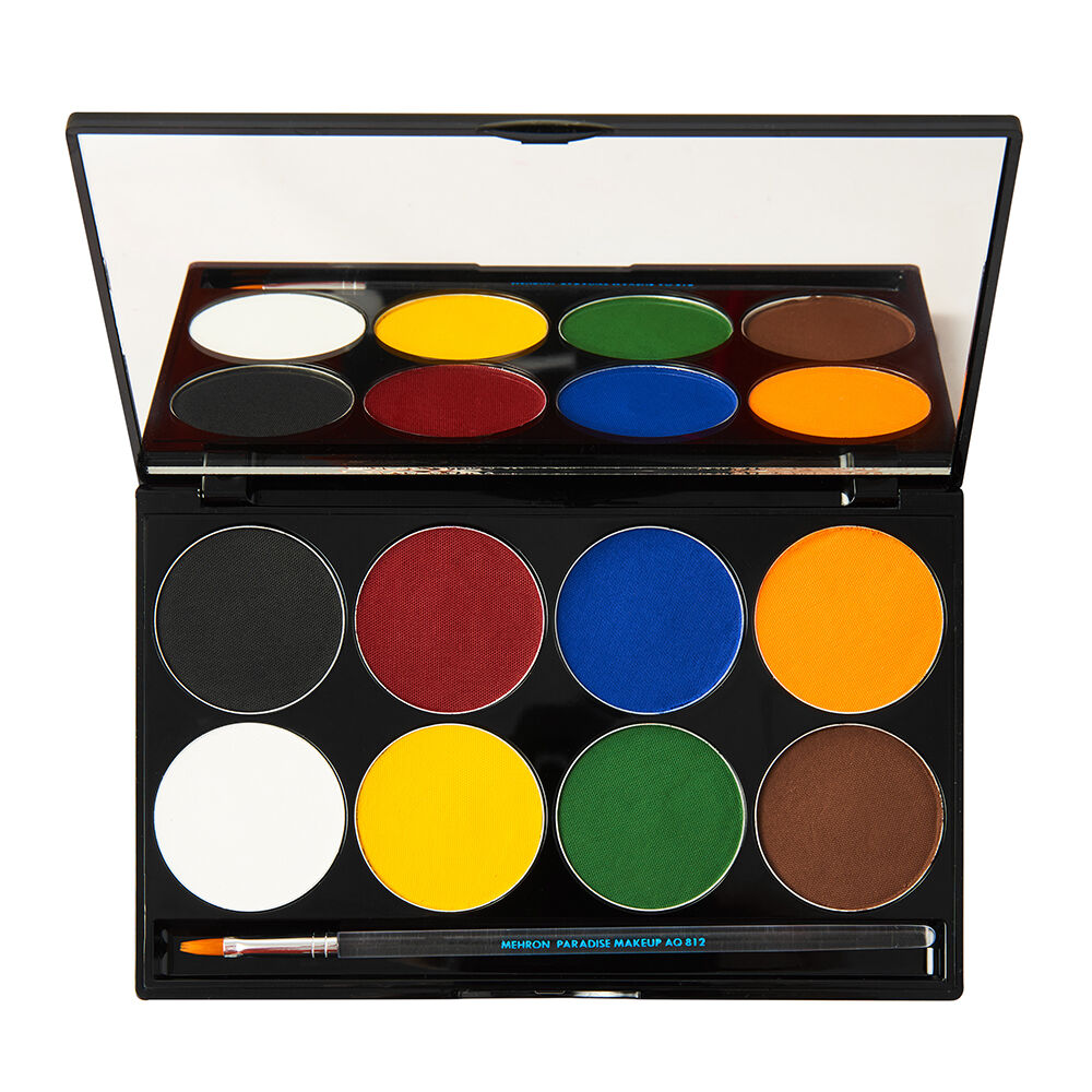 Mehron Paradise Makeup AQ 8 Color Palette Basic 48g