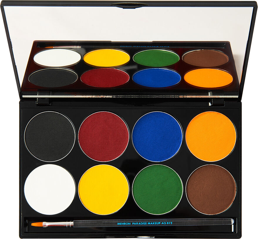 Mehron Paradise Makeup AQ 8 Color Palette Basic 48g Mehron Paradise Makeup AQ 8 Color Palette Basic 48g