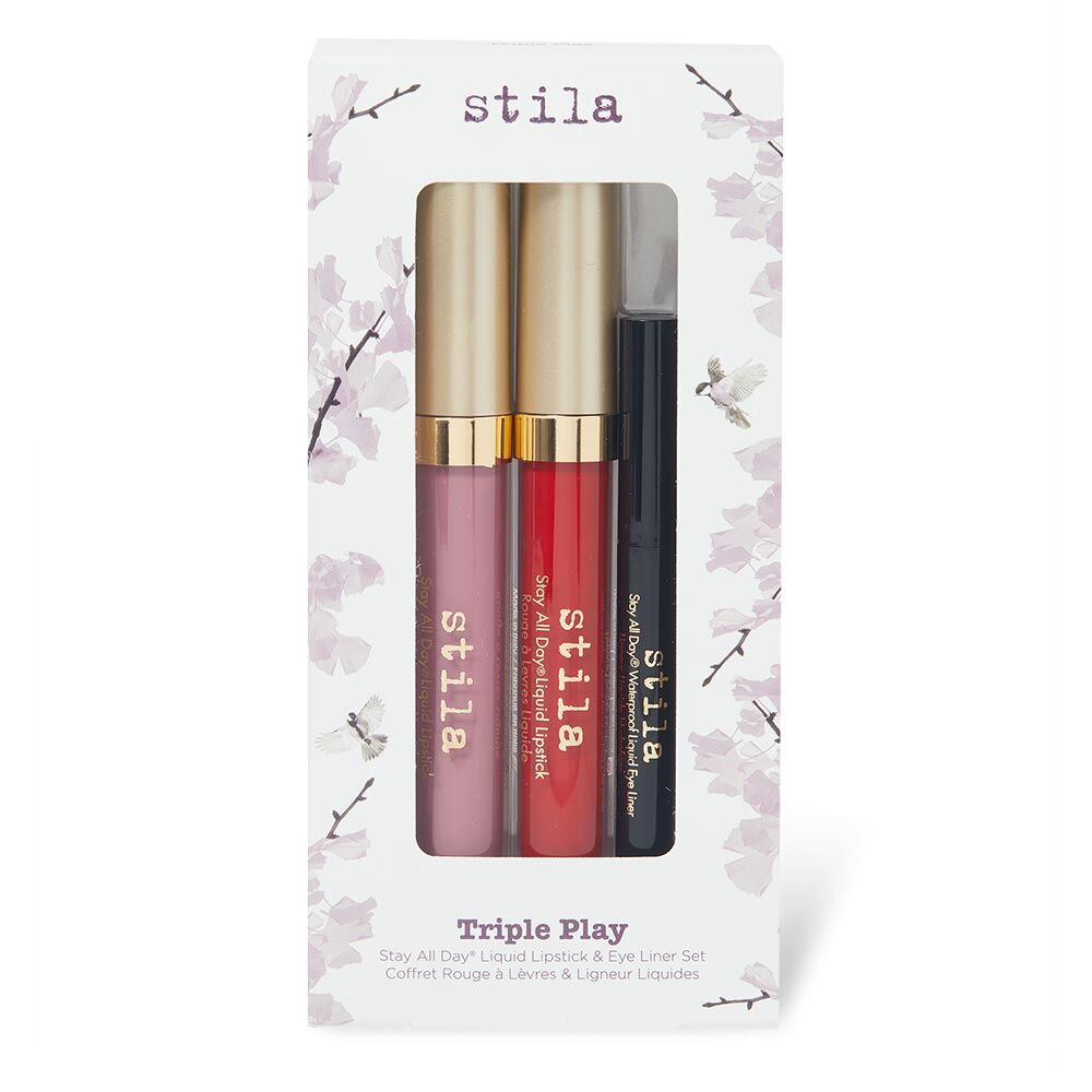 Stila Triple Play Stay All DayÂ® Liquid Lipstick and Eye Liner Set
