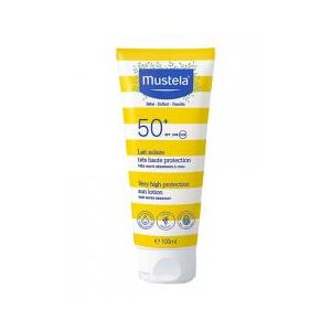 Mustela Lait Solaire Très Haute Protection Bébé-Enfant-Famille SPF50+ 100 ml - Tube 100 ml