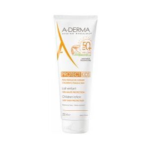 A-DERMA Protect Kids Lait Enfant Très Haute Protection SPF50+ 250 ml - Tube 250 ml - Publicité A-DERMA Protect Kids Lait Enfant Très Haute Protection SPF50+ 250 ml - Tube 250 ml - Publicité