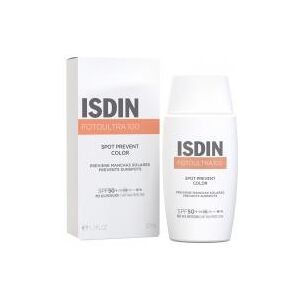 Isdin Fotoultra Spot Prevent Color SPF 50+ - Crème Solaire - Publicité Isdin Fotoultra Spot Prevent Color SPF 50+ - Crème Solaire - Publicité