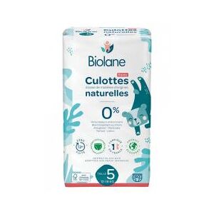 Biolane Culottes Naturelles 40 Culottes Taille 5 (12-18 kg) - Paquet 40 culottes