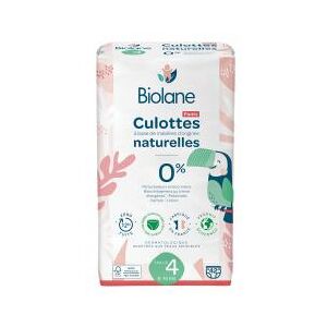 Biolane Culottes Naturelles 42 Culottes Taille 4 (8-15 kg) - Paquet 42 culottes