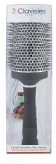 3 Claveles Brosse Thermique Cheveux Longs Diamètre 57 mm - Boîte plastique 1 brosse 3 Claveles Brosse Thermique Cheveux Longs Diamètre 57 mm - Boîte plastique 1 brosse