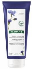 Klorane Déjaunissant - Cheveux Gris, Blonds Après-Shampoing à la Centaurée Bio 200 ml - Tube 200 ml