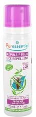 Puressentiel Spray Répulsif Poux 75 ml - Flacon-Vaporisateur 75 ml