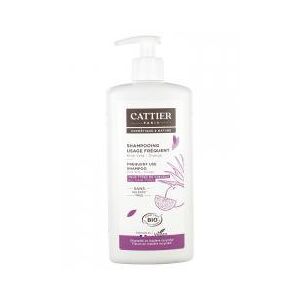 Cattier Shampoing Usage Fréquent Aloe Vera Orange Bio 500 ml - Flacon-Pompe 500 ml