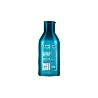Shampoing Redken Extreme Length à la biotine pour des cheveux plus longs et plus forts - Shampoing - Publicité Shampoing Redken Extreme Length à la biotine pour des cheveux plus longs et plus forts - Shampoing - Publicité