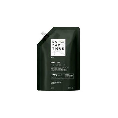 Lazartigue Fortify Shampoing Fortifiant Complément Anti-Chute Éco-Recharge 500 ml - Sachet 500 ml - Publicité Lazartigue Fortify Shampoing Fortifiant Complément Anti-Chute Éco-Recharge 500 ml - Sachet 500 ml - Publicité