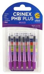 Crinex Phb Plus Maxi Plus 2.2 6 Brossettes Interproximales - Blister 6 brossettes Crinex Phb Plus Maxi Plus 2.2 6 Brossettes Interproximales - Blister 6 brossettes