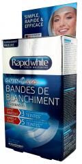 Rapid White Express 5 Minutes Bandes de Blanchiment - Boîte 14 Sachets de 2 Bandes