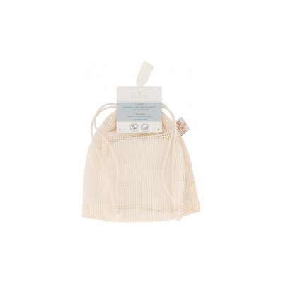 Bachca Disques Démaquillants Réutilisables avec Sac de Lavage - Publicité Bachca Disques Démaquillants Réutilisables avec Sac de Lavage - Publicité