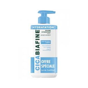 CicaBiafine Baume Hydratant Anti-Dessèchement Lot de 2 x 400 ml - Lot 2 x 400 ml