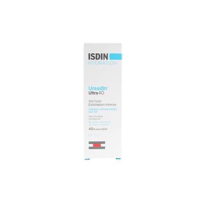 Isdin Ureadin Ultra40 Gel Huile - Soin exfoliant intensif - Publicité Isdin Ureadin Ultra40 Gel Huile - Soin exfoliant intensif - Publicité
