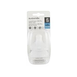 Suavinex 2 Tétines Symétriques SX Pro Débit Lent 0 Mois et + - Blister 2 tétines