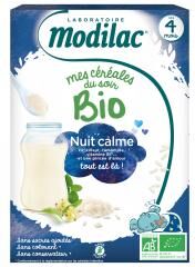Modilac Mes Céréales du Soir Bio Dès 4 Mois Nuit Calme 250 g - Boîte 250 g Modilac Mes Céréales du Soir Bio Dès 4 Mois Nuit Calme 250 g - Boîte 250 g