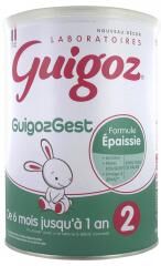 Guigoz GuigozGest 2ème Âge De 6 Mois Jusqu'à 1 An 800 g - Boîte 800 g Guigoz GuigozGest 2ème Âge De 6 Mois Jusqu'à 1 An 800 g - Boîte 800 g
